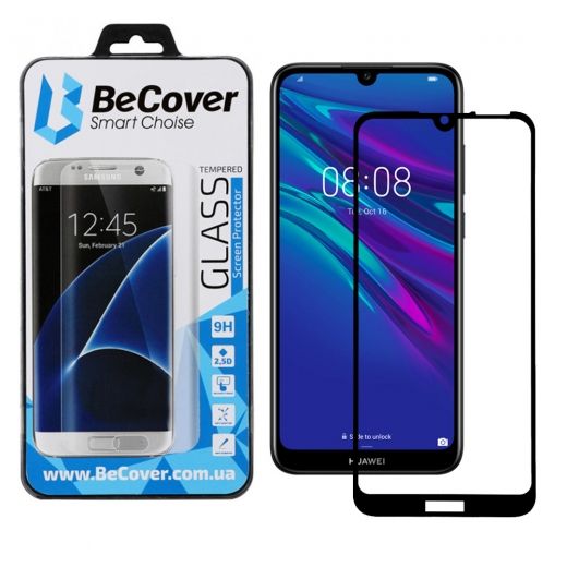 Защитное стекло BeCover для Huawei Y6 2019 (703438) Black - фото - интернет-магазин электроники и бытовой техники TTT
