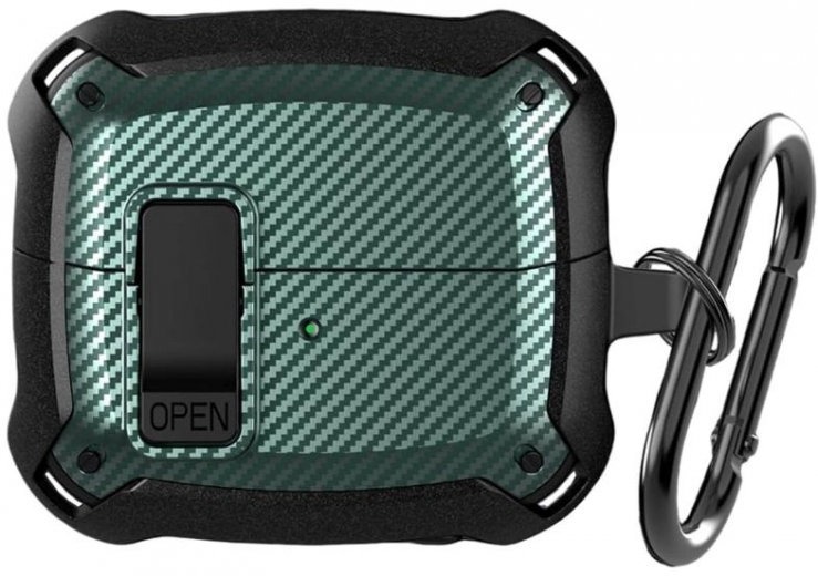 Чехол Protective TPU BeCover для Samsung Galaxy Buds 3 (711999) Dark Green - фото - інтернет-магазин електроніки та побутової техніки TTT