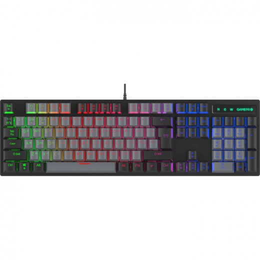 Клавиатура проводная GamePro MK105 Blue Switch - фото - интернет-магазин электроники и бытовой техники TTT