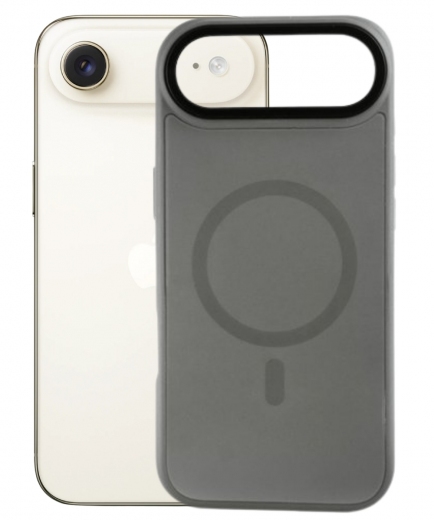 Панель BeCover FIBRA ArcLine Case with MagSafe для Apple iPhone 17 Air (715377) Gray - фото - інтернет-магазин електроніки та побутової техніки TTT