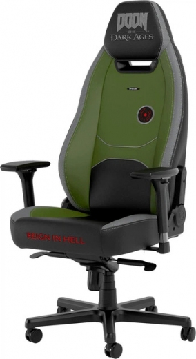 Кресло геймерское NOBLECHAIRS Legend Doom the Dark Ages (NBL-LGD-PU-DDA) - фото - интернет-магазин электроники и бытовой техники TTT