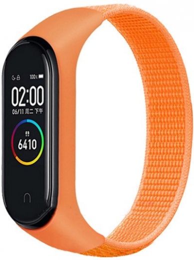 Ремінець BeCover Nylon Style для Xiaomi Mi Band 5 (BC_705427) Orange - фото - інтернет-магазин електроніки та побутової техніки TTT