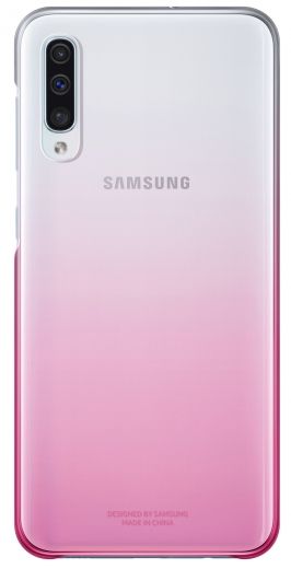 Чехол Samsung Gradation Cover для Samsung Galaxy A50 (EF-AA505CPEGRU) Pink - фото - интернет-магазин электроники и бытовой техники TTT