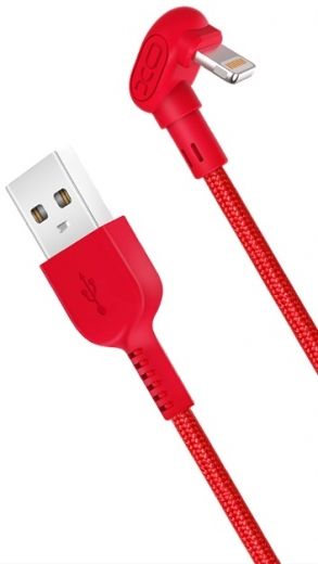 Кабель USB XO NB49 lightning 1m 2.1A play games Red - фото - інтернет-магазин електроніки та побутової техніки TTT