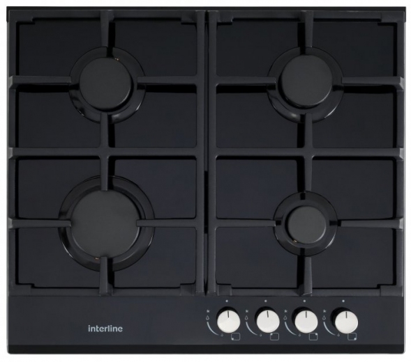 Варильна поверхня газова INTERLINE VGE 463 FGK BA - фото Варильна поверхня газова INTERLINE VGE 463 FGK BA - фото - інтернет-магазин електроніки та побутової техніки TTT
