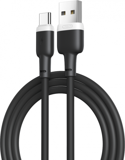 Кабель XO NB208 type-C 1m 2.4A Black - фото Кабель XO NB208 type-C 1m 2.4A Black - фото - интернет-магазин электроники и бытовой техники TTT