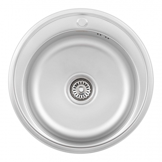 Кухонная мойка INTERLINE RONDO sateen - фото Кухонная мойка INTERLINE RONDO sateen - фото - интернет-магазин электроники и бытовой техники TTT