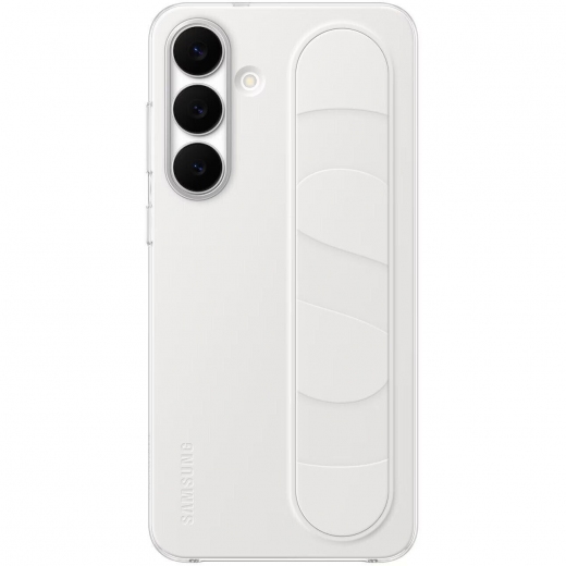 Накладка Samsung Standing Grip Case для Samsung Galaxy S25 FE (EF-GS731CWEGWW) White - фото - інтернет-магазин електроніки та побутової техніки TTT