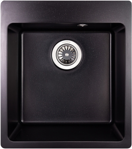 Кухонная мойка Interline CAVA Black - фото - интернет-магазин электроники и бытовой техники TTT