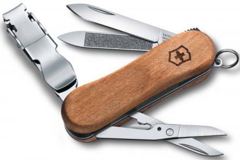 Швейцарський ніж Victorinox Nailclip Wood 580 (0.6461.63) - фото - інтернет-магазин електроніки та побутової техніки TTT
