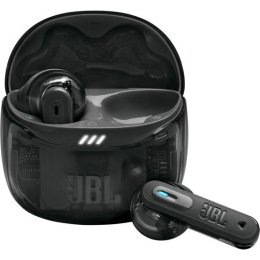 Навушники JBL Tune Flex 2 Ghost (JBLTFLEX2GBLK) Black - фото - інтернет-магазин електроніки та побутової техніки TTT