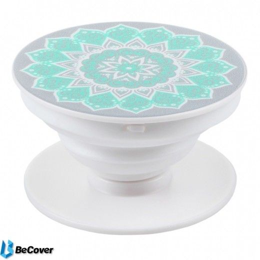 Автодержатель для смартфона BeCover PopSockets Stand + PopSockets Mount Pattern Green (BC_701674) - фото - интернет-магазин электроники и бытовой техники TTT