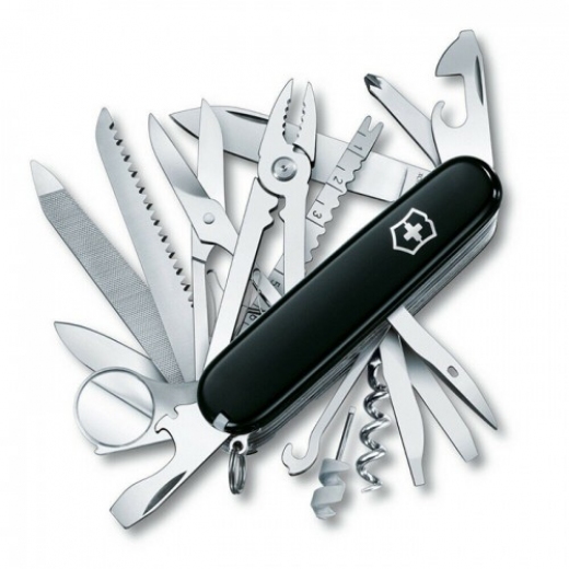 Швейцарский нож Victorinox Explorer (1.6705.3) Black  - фото - интернет-магазин электроники и бытовой техники TTT