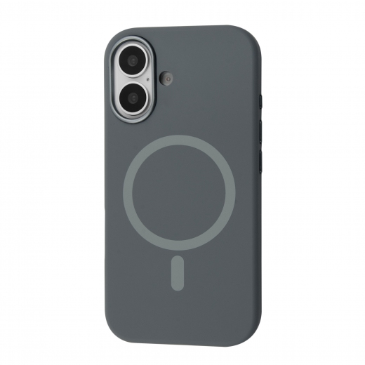 Панель BeCover FIBRA Silicone OmniMag для Apple iPhone 16 (716227) Gray - фото - интернет-магазин электроники и бытовой техники TTT