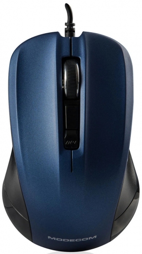 Миша Modecom MC-M9.1 (MC-M9.1-140) Black/Blue - фото - інтернет-магазин електроніки та побутової техніки TTT