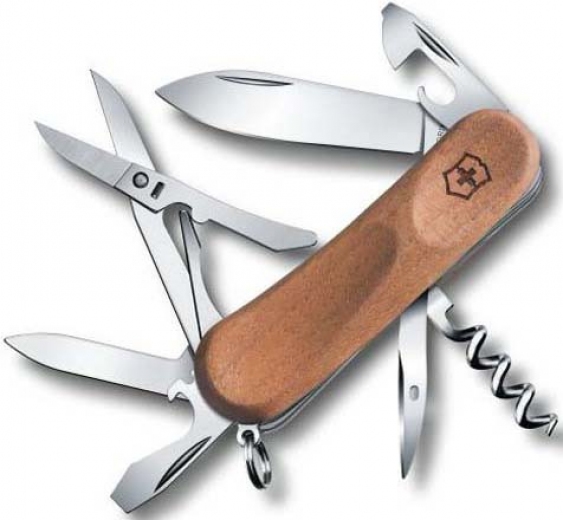 Швейцарский нож Victorinox EvoWood 14 (2.3901.63) - фото - интернет-магазин электроники и бытовой техники TTT