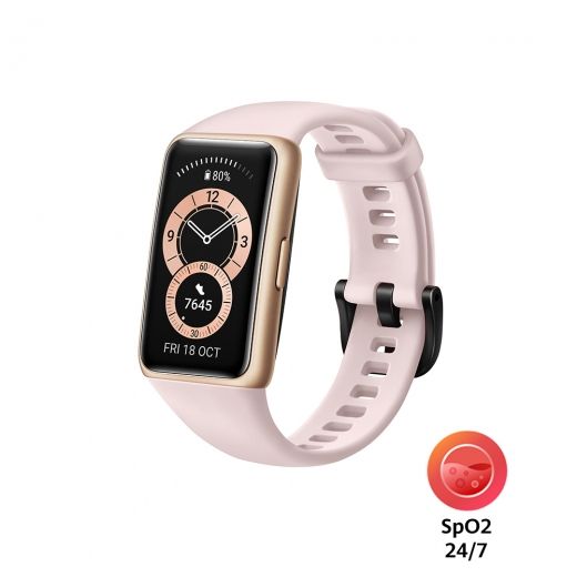 Смарт годинник HUAWEI Band 6 Sakura Pink - фото - інтернет-магазин електроніки та побутової техніки TTT