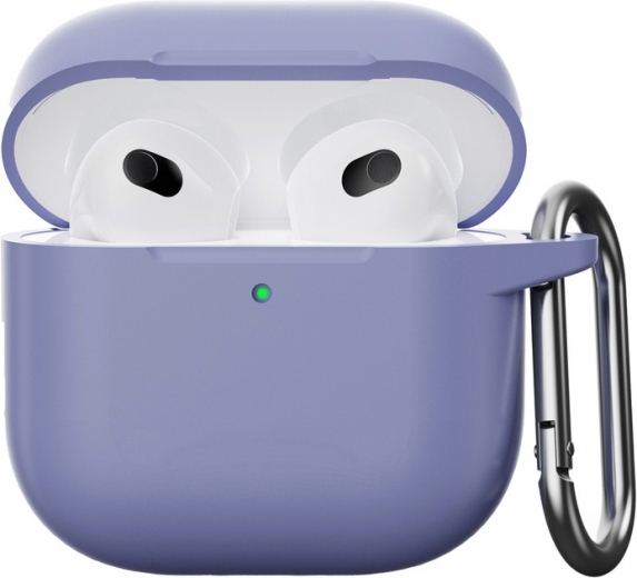 Чехол для наушников ArmorStandart Hang Case для Apple AirPods 4 (ARM81282) Lavender - фото - интернет-магазин электроники и бытовой техники TTT