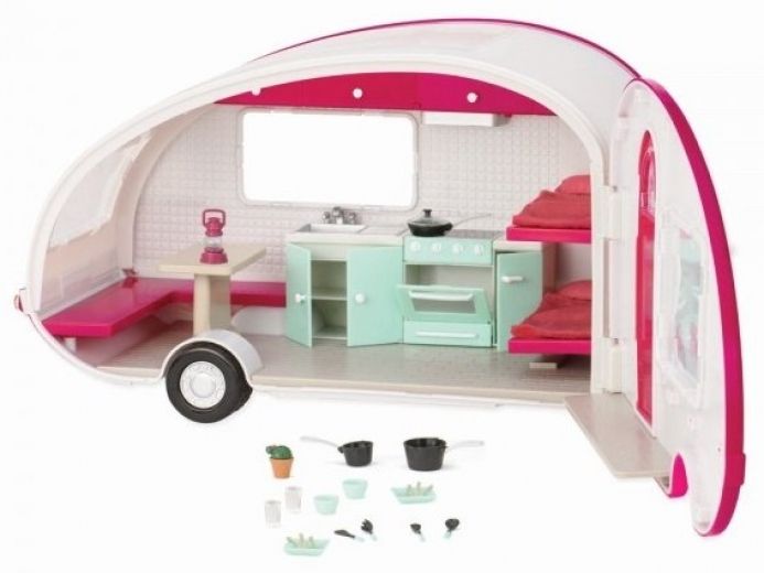 Транспорт для ляльок Lori Кемпер (LO37011Z) Pink - фото - інтернет-магазин електроніки та побутової техніки TTT