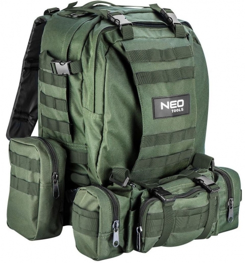 Рюкзак туристический Neo Tools Survival 40 л (84-326) - фото - интернет-магазин электроники и бытовой техники TTT