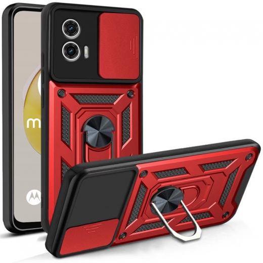 Панель BeCover Military для Motorola Moto G24/G24 Power (710725) Red - фото - інтернет-магазин електроніки та побутової техніки TTT
