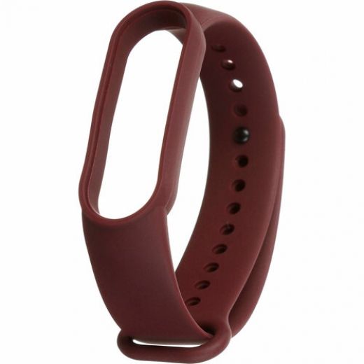 Ремінець ArmorStandart для Xiaomi Mi Band 5 Marsala - фото - інтернет-магазин електроніки та побутової техніки TTT