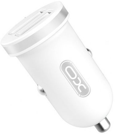 Автомобильное зарядное устройство XO CC18 2USB 2.1A White - фото - интернет-магазин электроники и бытовой техники TTT