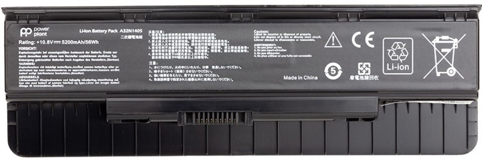 Аккумулятор PowerPlant для ноутбуков Asus ROG G551 (A32N1405) 10.8V 5200mAh (NB430659) - фото - интернет-магазин электроники и бытовой техники TTT
