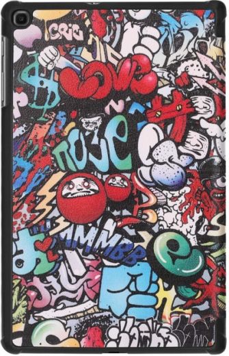 Чохол-книжка BeCover Smart Case для Samsung Galaxy Tab A 10.1 (2019) T510/T515 (703852) Graffiti - фото Чохол-книжка BeCover Smart Case для Samsung Galaxy Tab A 10.1 (2019) T510/T515 (703852) Graffiti - фото - інтернет-магазин електроніки та побутової техніки TTT