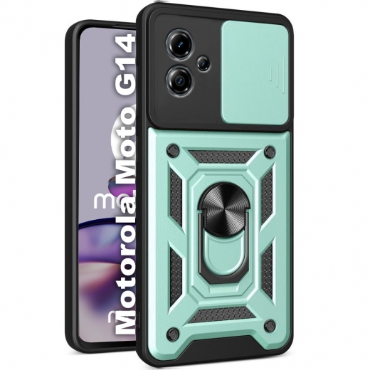 Панель BeCover Military для Motorola Moto G14 (709962) Dark Green - фото - интернет-магазин электроники и бытовой техники TTT