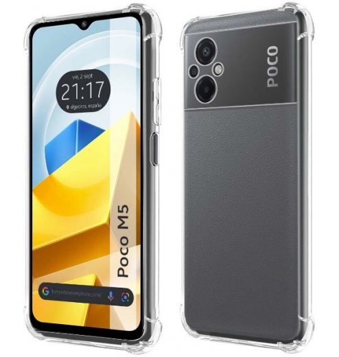 Cиліконовий чохол BeCover Anti-Shock для Poco M5 4G (708630) Clear - фото - інтернет-магазин електроніки та побутової техніки TTT
