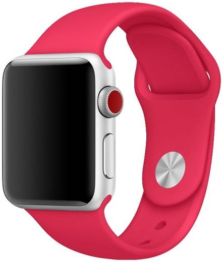 Ремінець ArmorStandart Sport Band для Apple Watch 42-44 mm (ARM51951) Rose Red - фото - інтернет-магазин електроніки та побутової техніки TTT