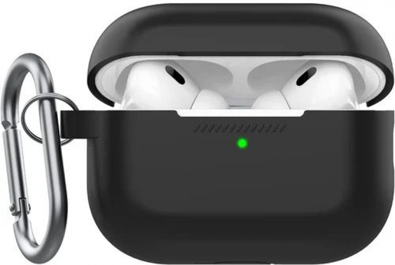 Чехол KeyBudz Elevate Series Keychain for AirPods Pro 2 (APP2_S8_BLK) Black - фото - интернет-магазин электроники и бытовой техники TTT