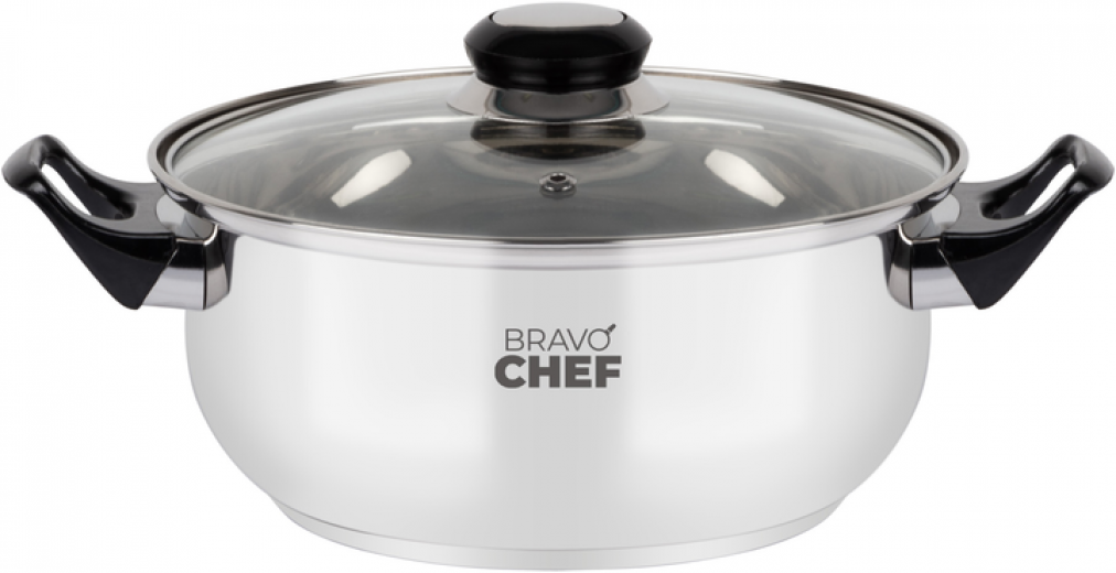 Кастрюля Bravo Chef 24 см 4.5 л (BC-2002-24) - фото - интернет-магазин электроники и бытовой техники TTT