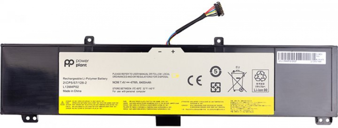 Акумулятор PowerPlant для LENOVO Erazer Y50 (L13M4P02) 7.4 V 6400 mAh (NB481040) - фото - інтернет-магазин електроніки та побутової техніки TTT