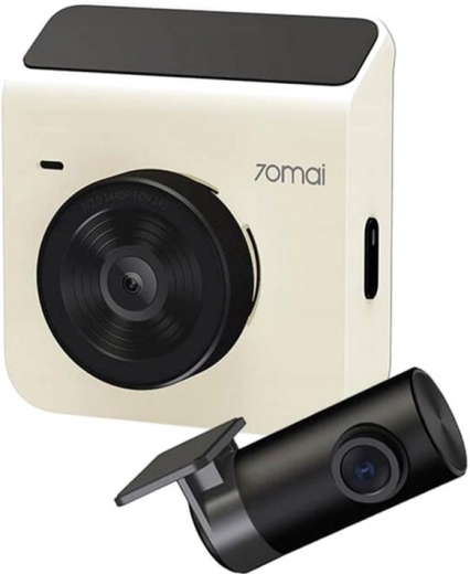 Відеореєстратор 70mai Dash Cam A400+Rear Cam RC09 Set (Midrive A400+RC09) White - фото - інтернет-магазин електроніки та побутової техніки TTT