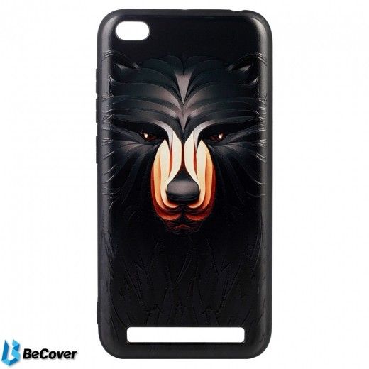 Панель BeCover 3D Print Xiaomi Redmi 5A (702061) Black bear - фото - интернет-магазин электроники и бытовой техники TTT