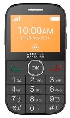 Мобильный телефон Alcatel One Touch 2004G Black - фото - интернет-магазин электроники и бытовой техники TTT