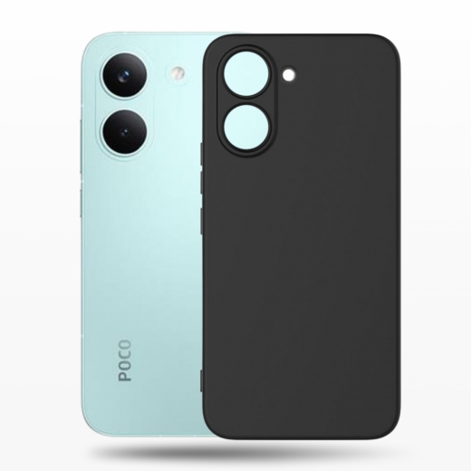 Панель BeCover для Poco X8 Pro (716018) Black - фото - інтернет-магазин електроніки та побутової техніки TTT