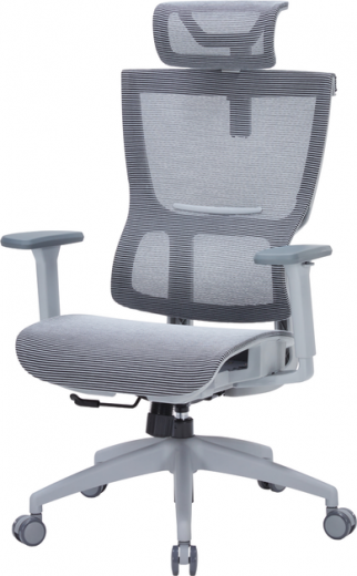 Крісло офісне OfficePro Elegant OC660-G-DG-DG Gray/Dark Gray - фото Крісло офісне OfficePro Elegant OC660-G-DG-DG Gray/Dark Gray - фото - інтернет-магазин електроніки та побутової техніки TTT