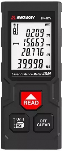Лазерный дальномер Sndway SW-MT4 40 м - фото - интернет-магазин электроники и бытовой техники TTT