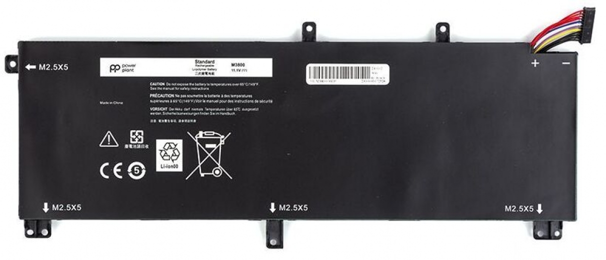Аккумулятор PowerPlant для ноутбуков DELL XPS 15 9530 (T0TRM) 11.1V 49Wh (NB441051) - фото - интернет-магазин электроники и бытовой техники TTT
