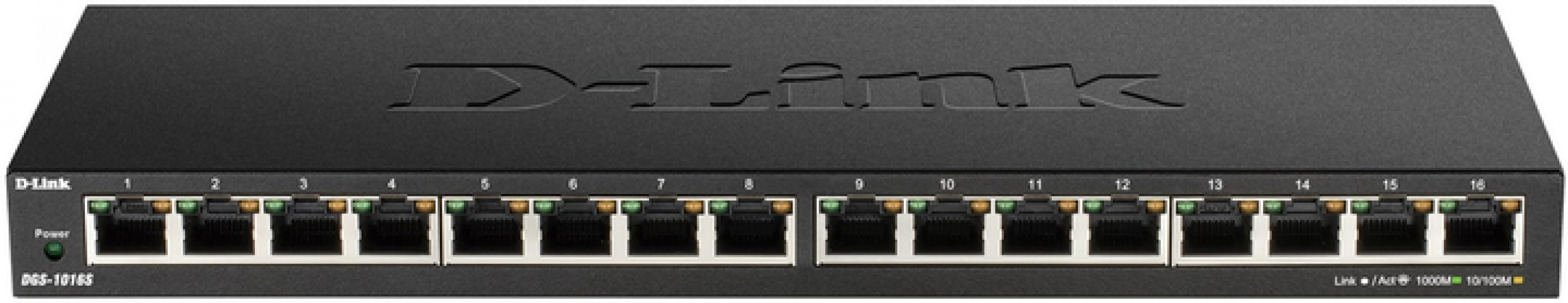 Комутатор D-Link 16-Port Gigabit Unmanaged Switch (DGS-1016S/E) - фото - інтернет-магазин електроніки та побутової техніки TTT