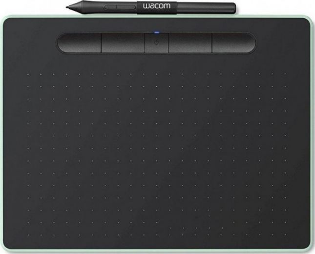 Графический планшет Wacom Intuos M Bluetooth (CTL-6100WLE-N) Pistachio - фото - интернет-магазин электроники и бытовой техники TTT