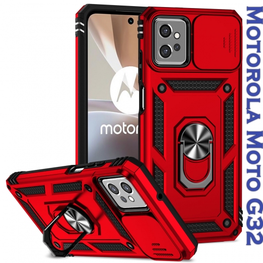 Панель BeCover Military для Motorola Moto G32 (BC_708180) Red - фото - інтернет-магазин електроніки та побутової техніки TTT
