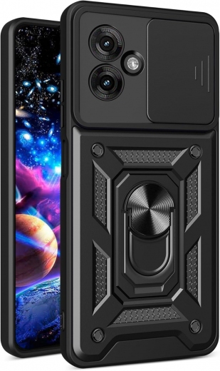 Панель BeCover Military для Motorola Moto G55 (713056) Black - фото - інтернет-магазин електроніки та побутової техніки TTT