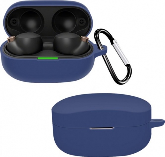 Чохол Silicon BeCover для Sony WF-1000XM4 (707190) Deep Blue - фото - інтернет-магазин електроніки та побутової техніки TTT