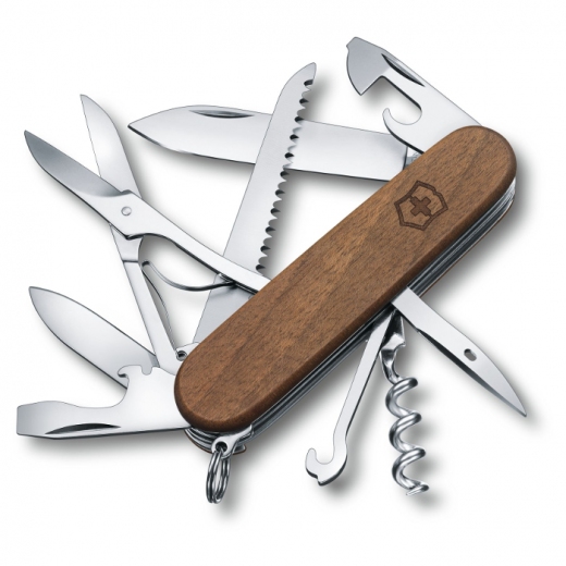 Швейцарський ніж Victorinox Huntsman Wood (1.3711.63) - фото - інтернет-магазин електроніки та побутової техніки TTT