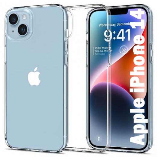 Cиліконовий чохол BeCover для Apple iPhone 14 (708015) Transparancy - фото - інтернет-магазин електроніки та побутової техніки TTT
