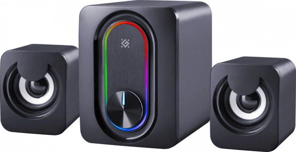 Акустична система Defender V14 2.1 11W BT USB Black - фото - інтернет-магазин електроніки та побутової техніки TTT